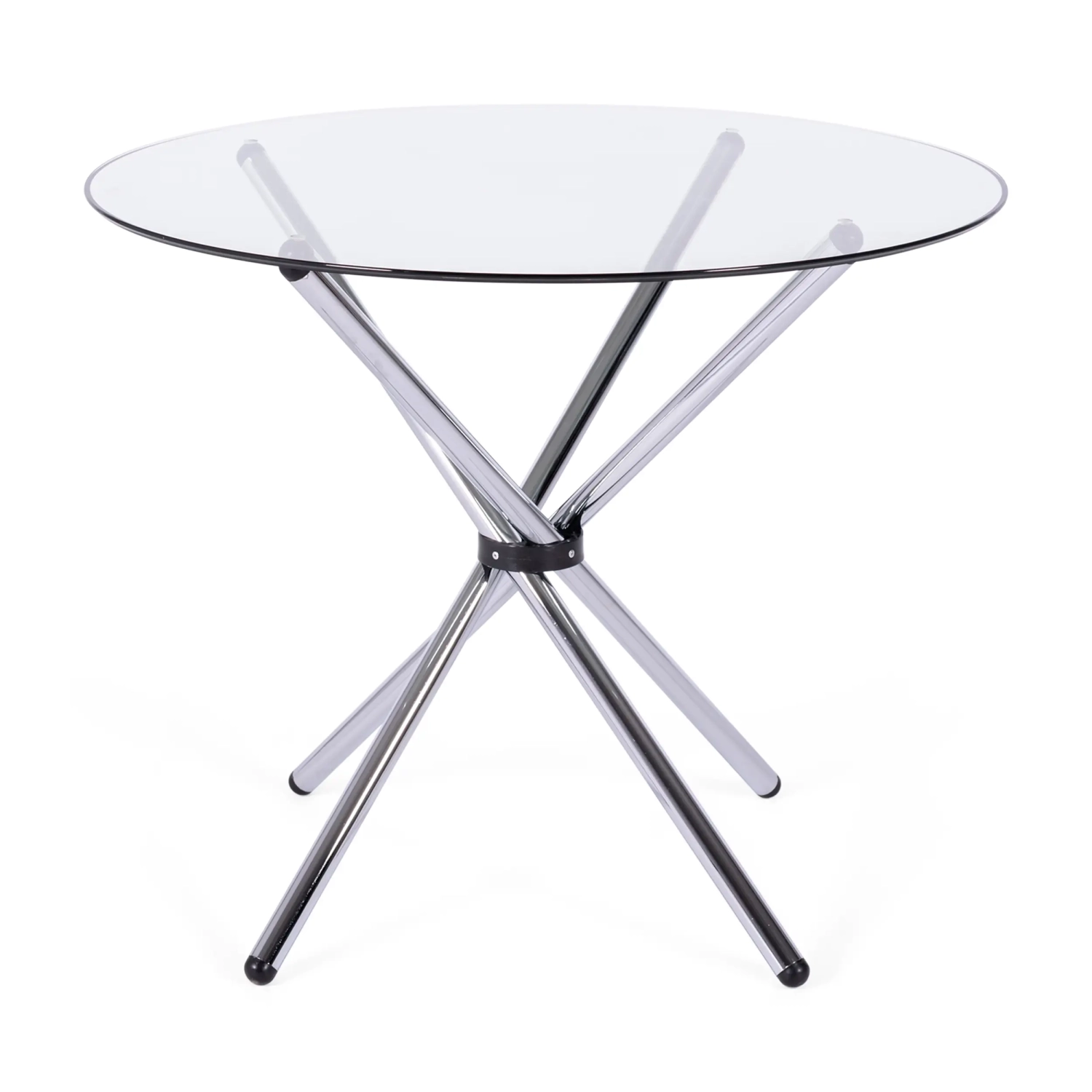 Runt glasbord 80 cm | Modern design för kök och matsal