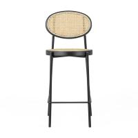 Taburete Bar Vintage Preston Ratán Natural 65 cm – Mueble Design