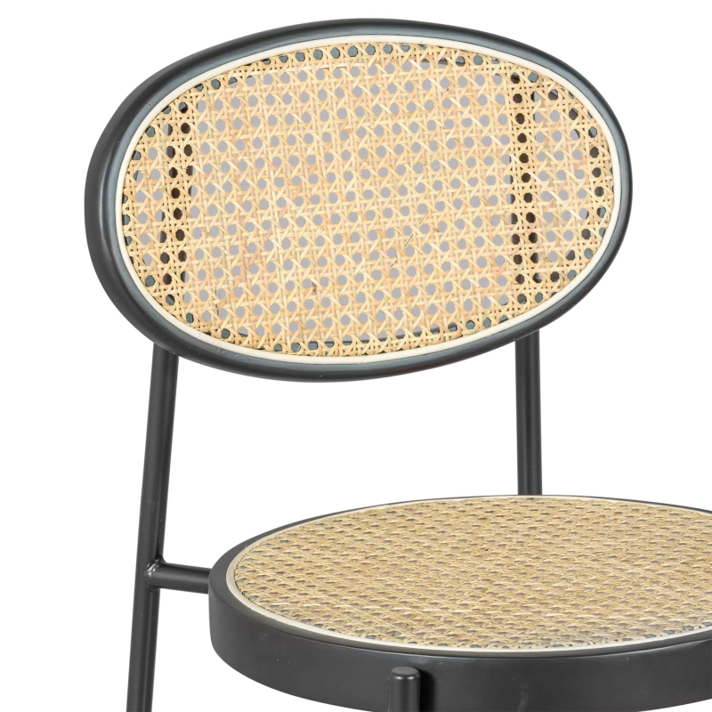 Barstol Vintage Bar Preston Rattan Natural 65 cm - Mobelarium