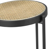 Hocker Vintage Bar Preston Rattan Natur 65 cm - Mobelarium