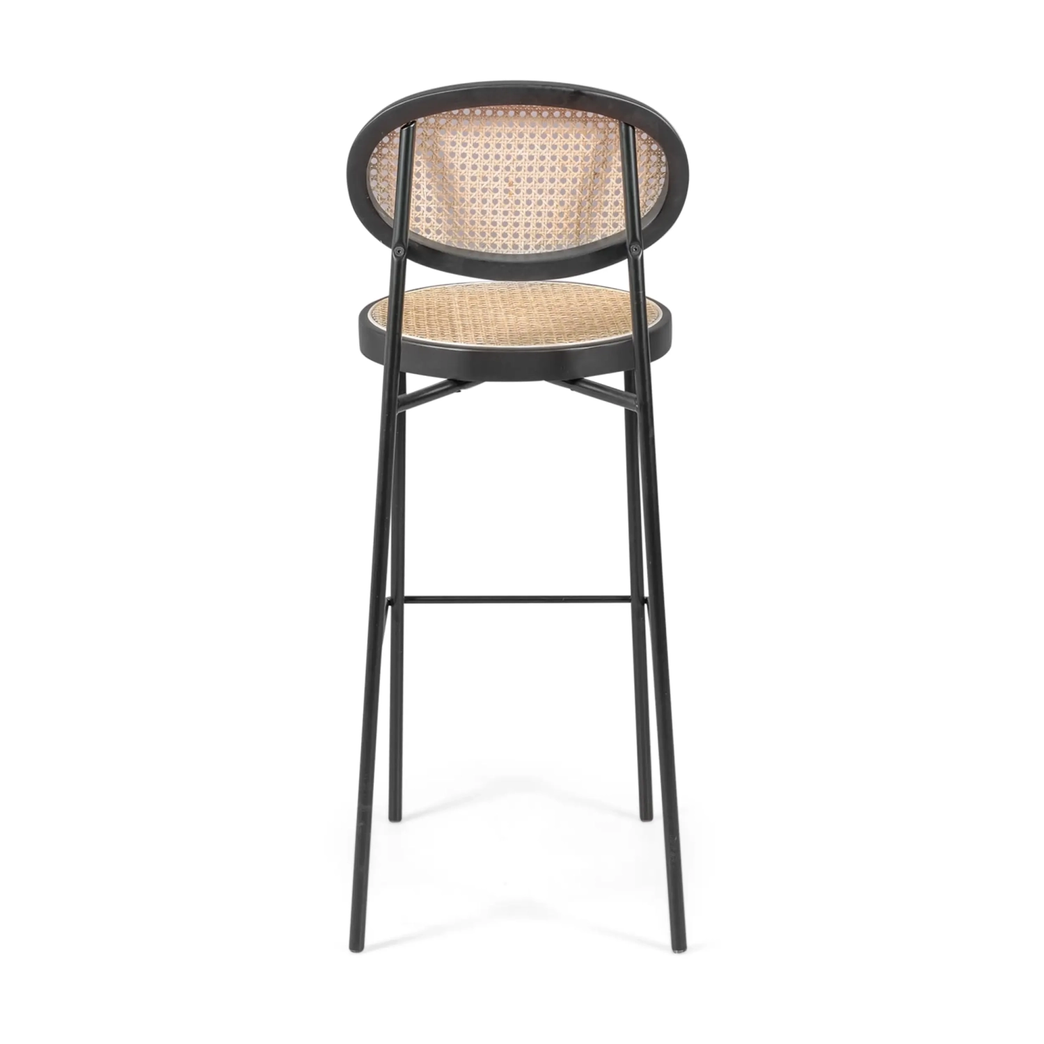 Jakkara Vintage Preston 75 cm | Luonnon rottinki ja musta runko