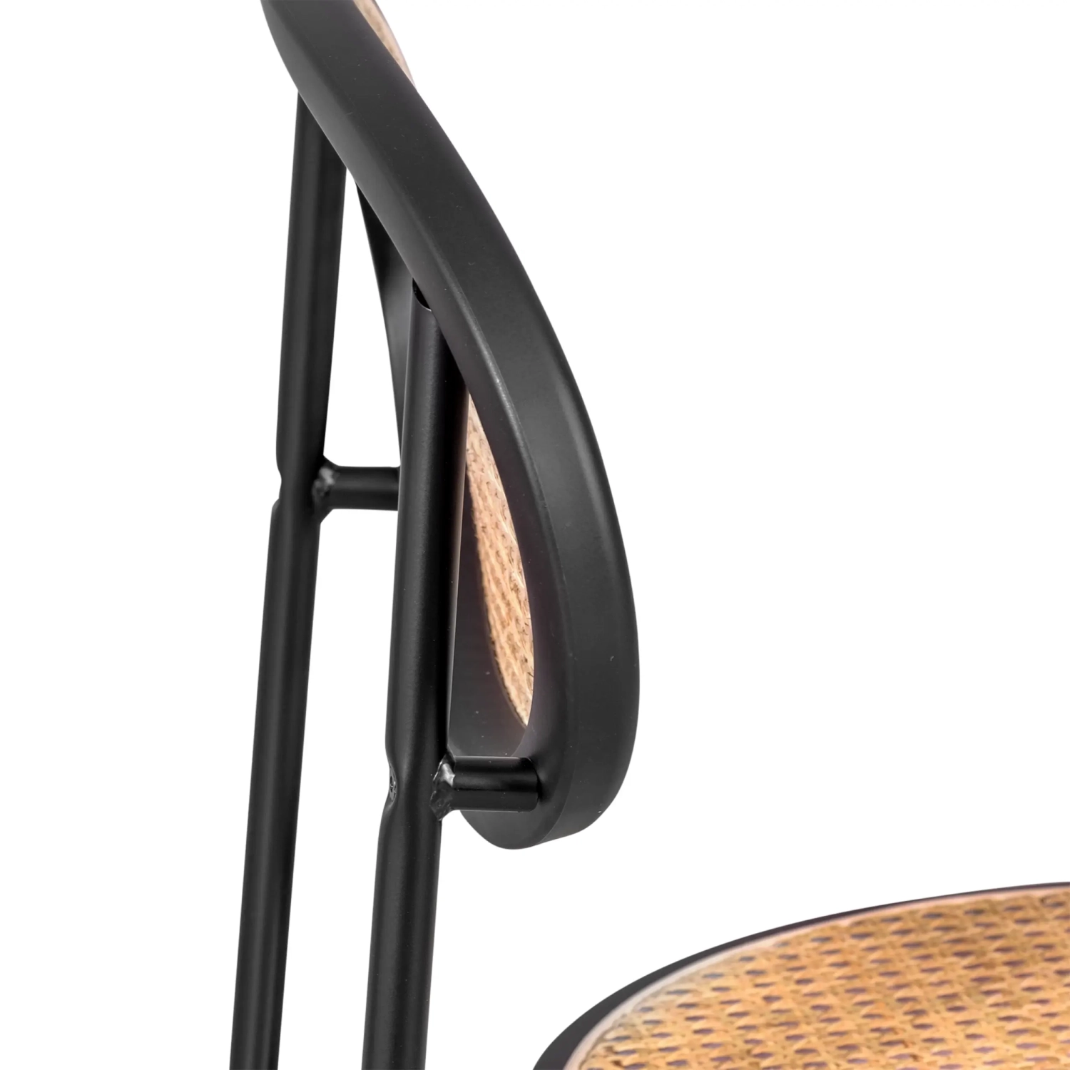 Pack 4 Stühle Preston Natural Rattan | Retro und handgefertigtes Design