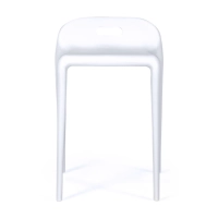 Hocker design Didi 45 cm Weiß | Minimalistisches und leichtes Design