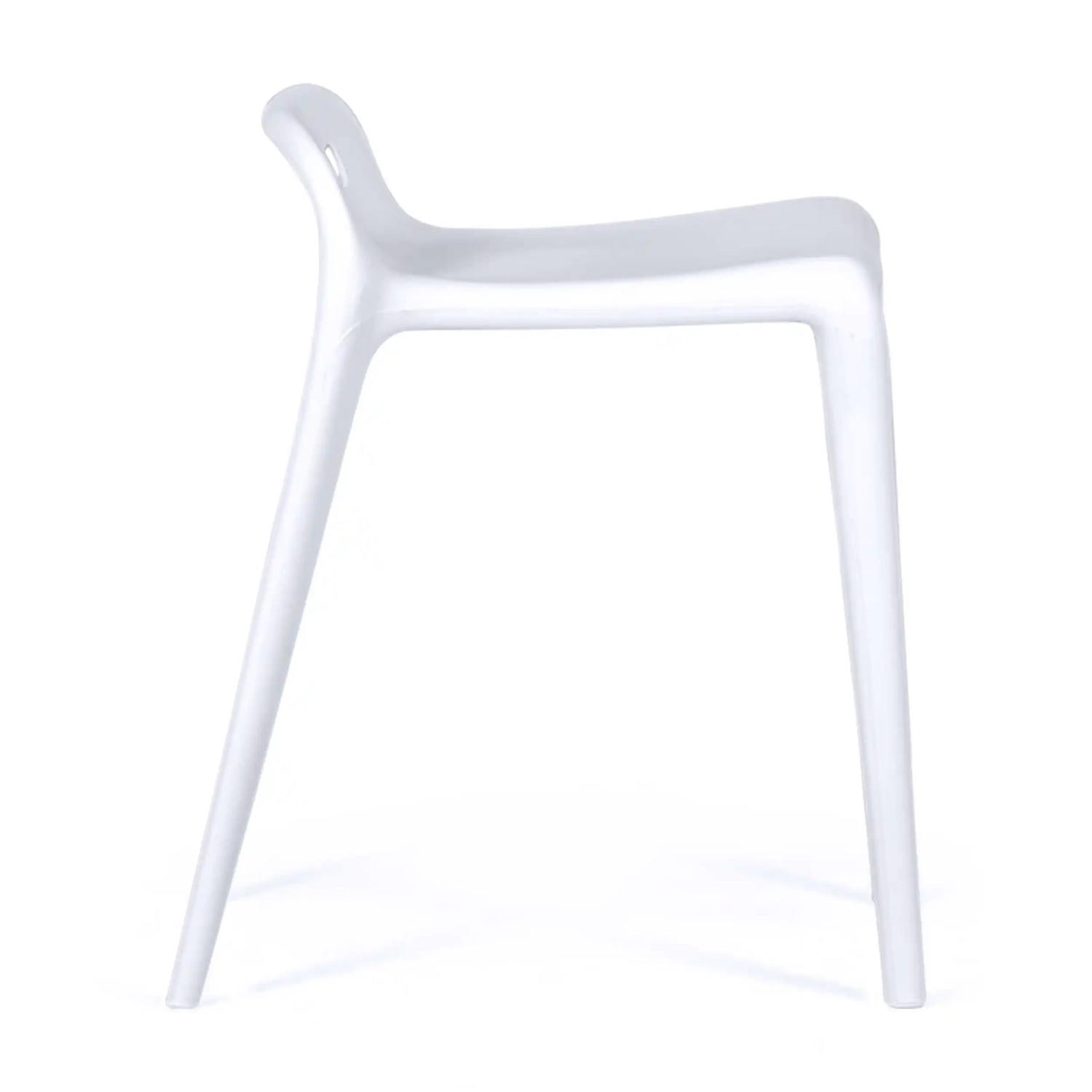 Barstol design Didi 45 cm Vit | Minimalistisk och lättviktig design