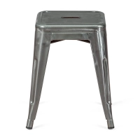 Tabouret Métallique Bistro 45 cm | Style industriel empilable