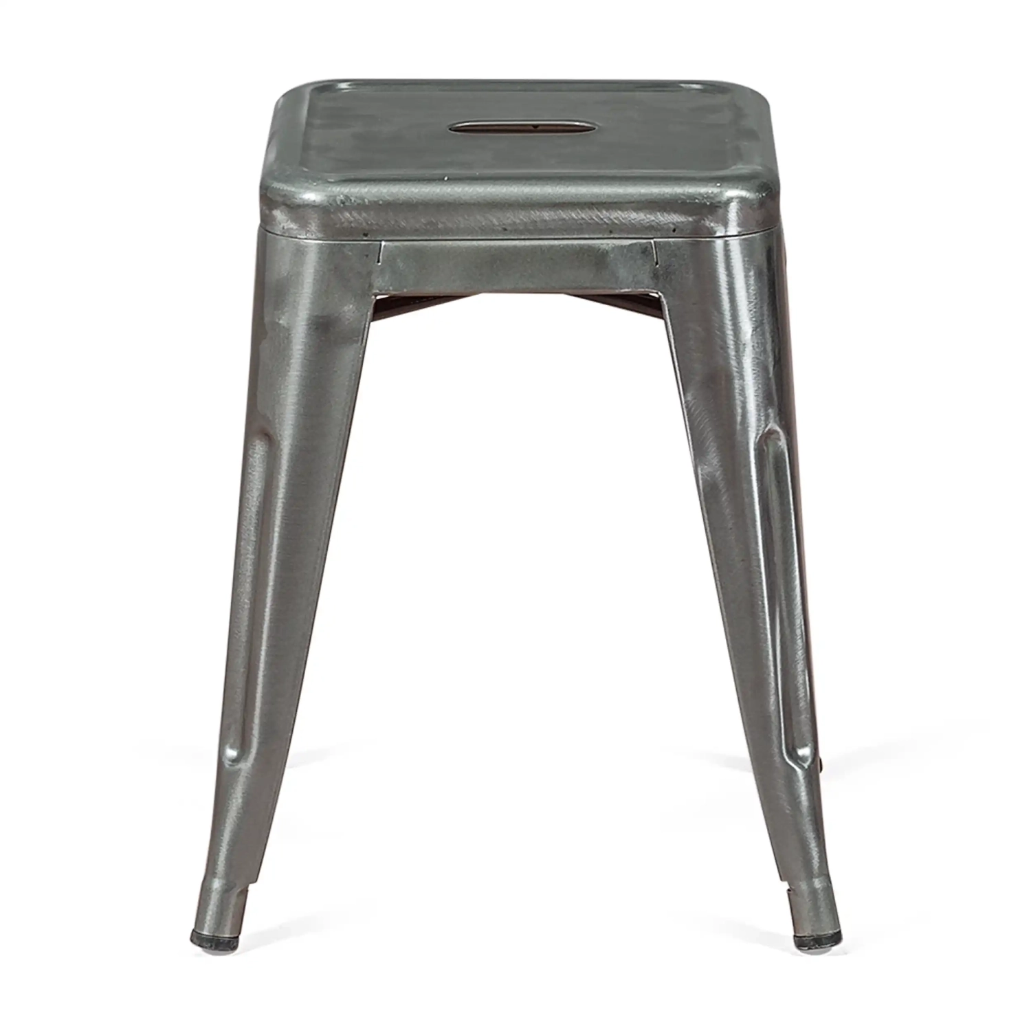 Taburete Metálico Bistro 45 cm | Estilo Industrial Apilable