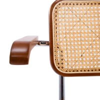 Chaise Cesca avec accoudoirs - Chaises en rotin - Meubles Concept