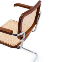 Cesca stoel met armleuningen - Rotan stoelen - Mobelarium