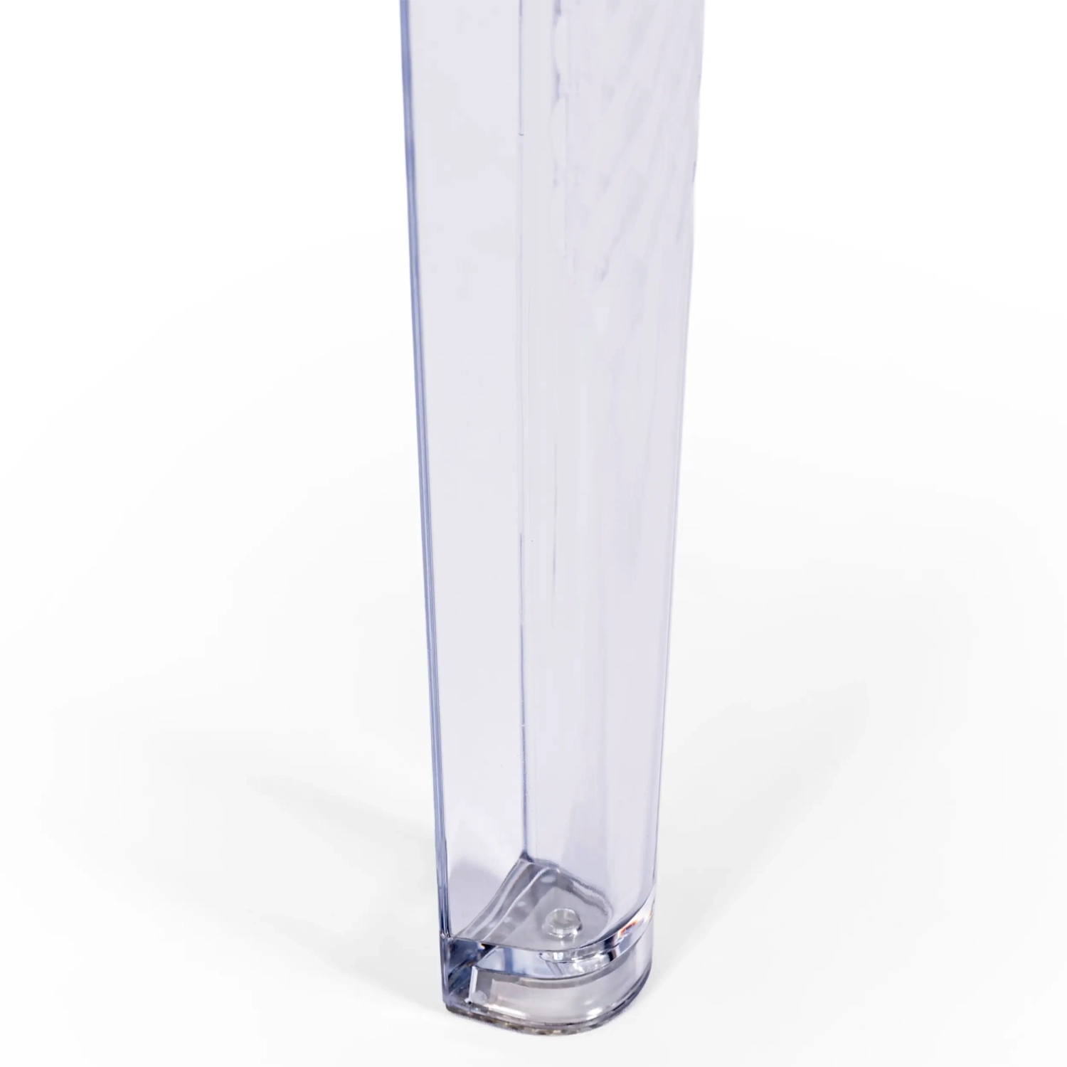 Mesa de Comedor Cuadrada Ghost 80 cm | Diseño Transparente y Moderno