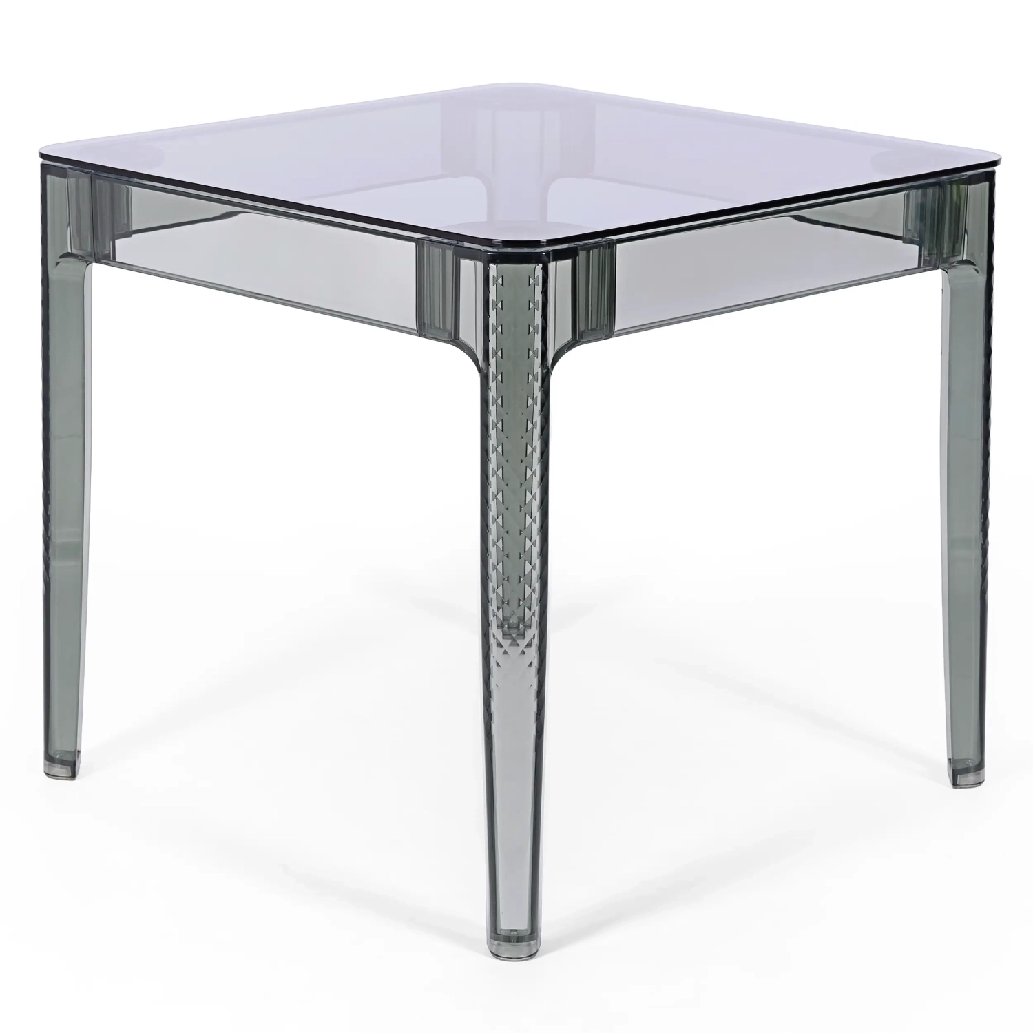 Ghost Kvadratiskt matbord 80 cm : Transparent Modern Design