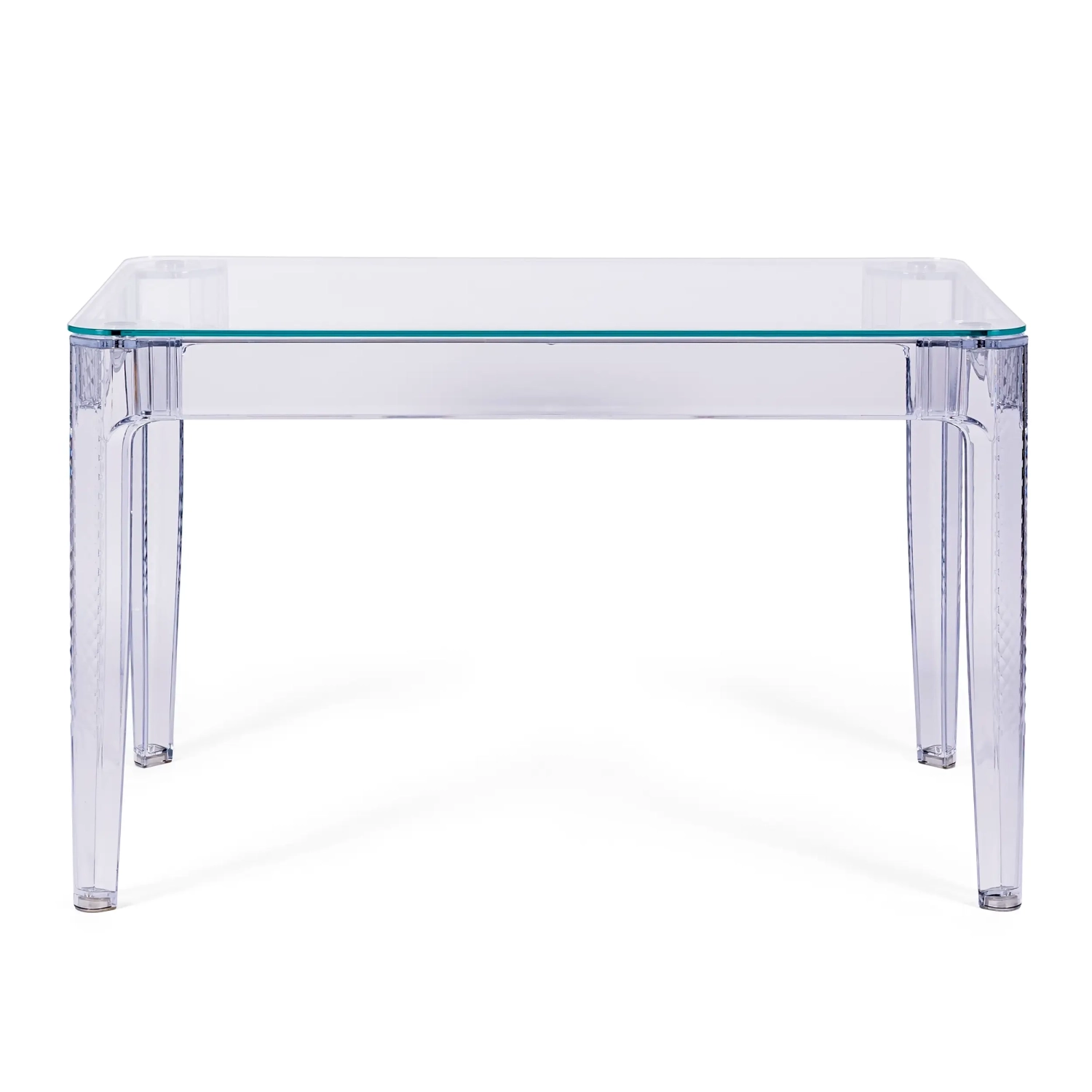 Ghost Rectangular Dining Table 120x80 cm | Transparent and Modern Design