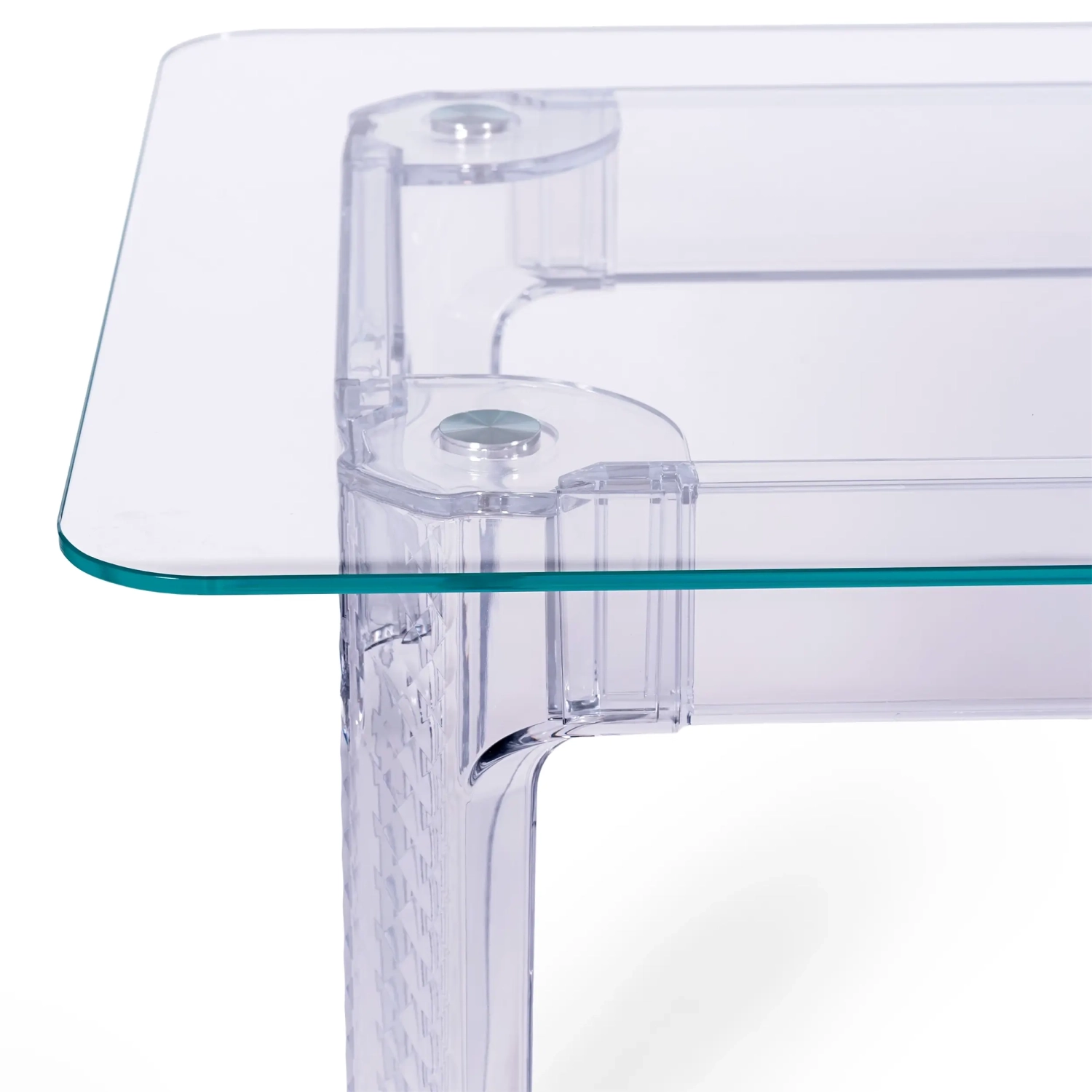Mesa de jantar Ghost 140x80 cm | Design moderno e transparente