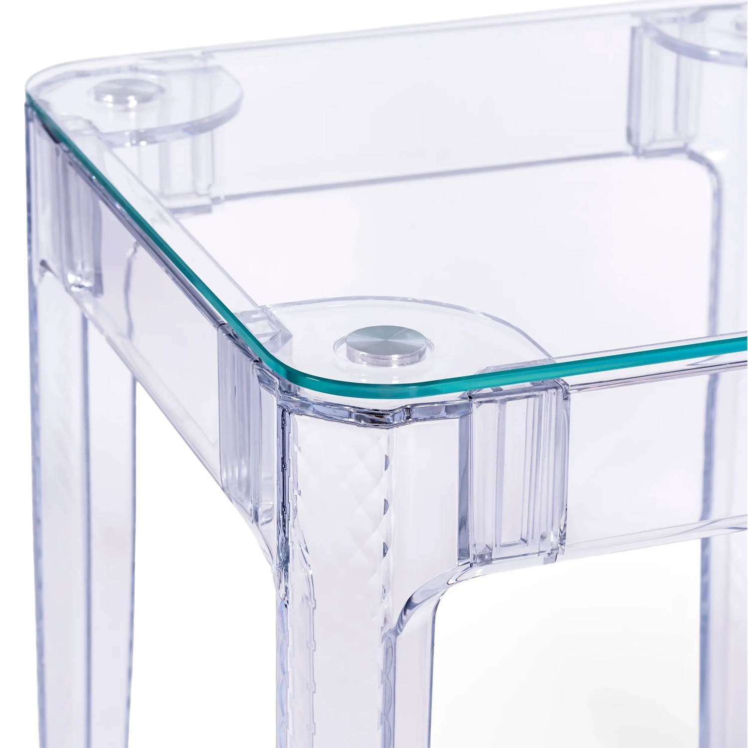 Ghost Square Table 60x60 cm | Transparent och minimalistisk design