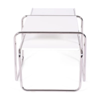 Conjunto de inspiração Mesas Laccio Breuer | Design Bauhaus | Mesas de centro e mesas de apoio