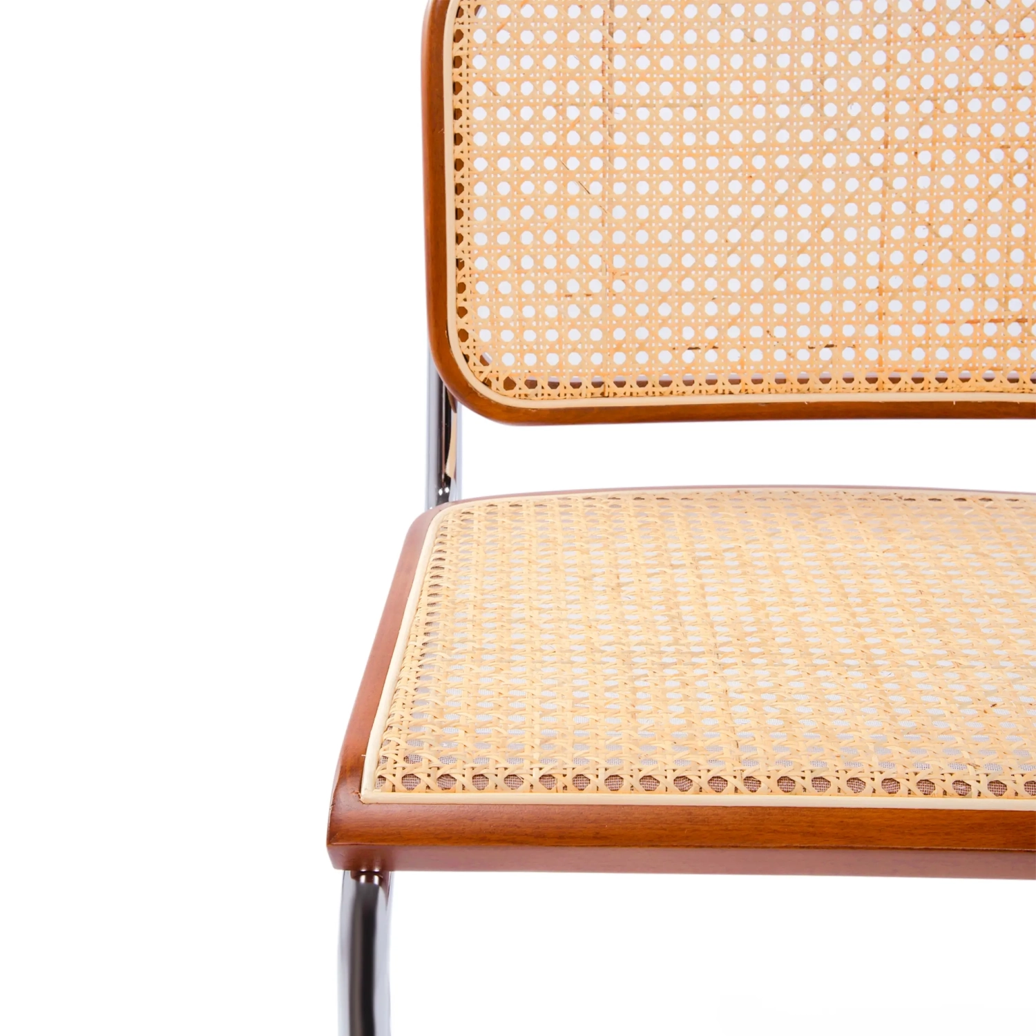 Chair Cesca economical chair in steel, beech and rattan 🪑 | Mueble Design