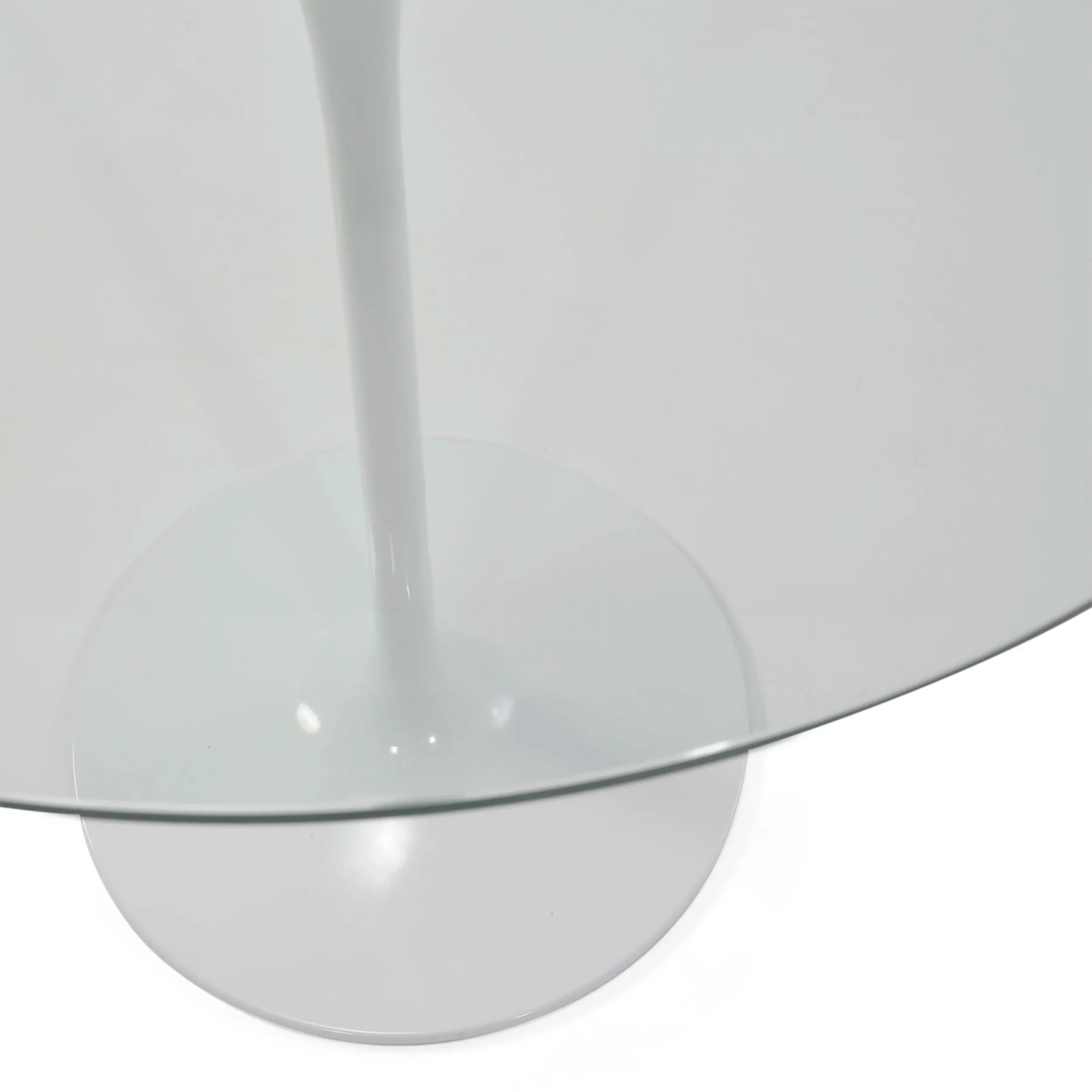 Tisch Tulip Glastisch 90 cm : Modern und Elegant :: Modern und Elegant Mobelarium