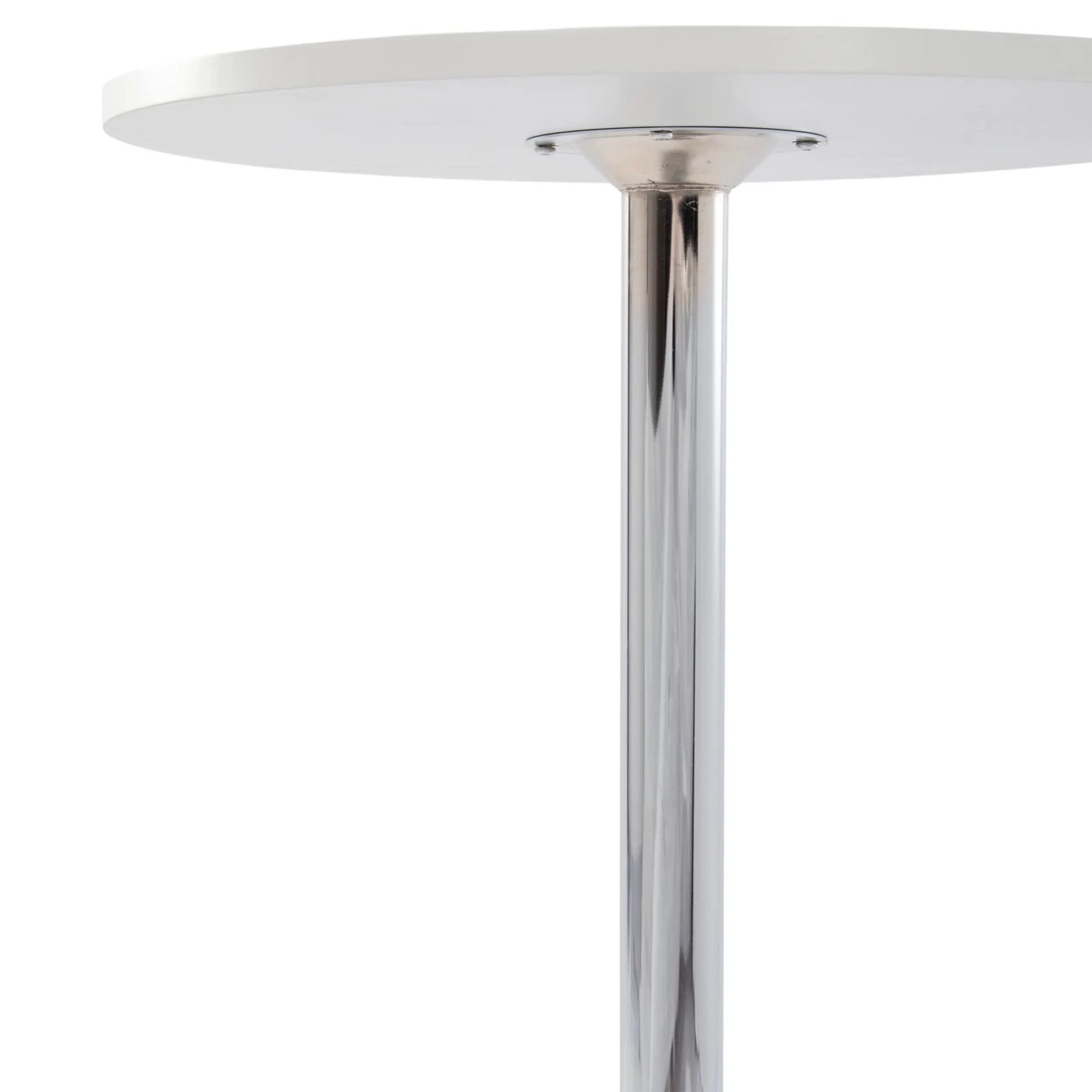 Stehtisch Boom 60 cm - Moderner Tisch mit Chromfuß für Küche oder Bar