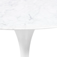 Stół projektowy Inspiration Tulip 100Ø z marmuru Carrara - projektowanie mebli