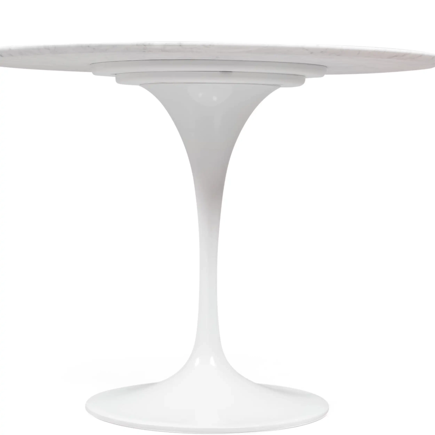 Designérský stůl Inspirace Tulip 100Ø v mramoru Carrara - design nábytku