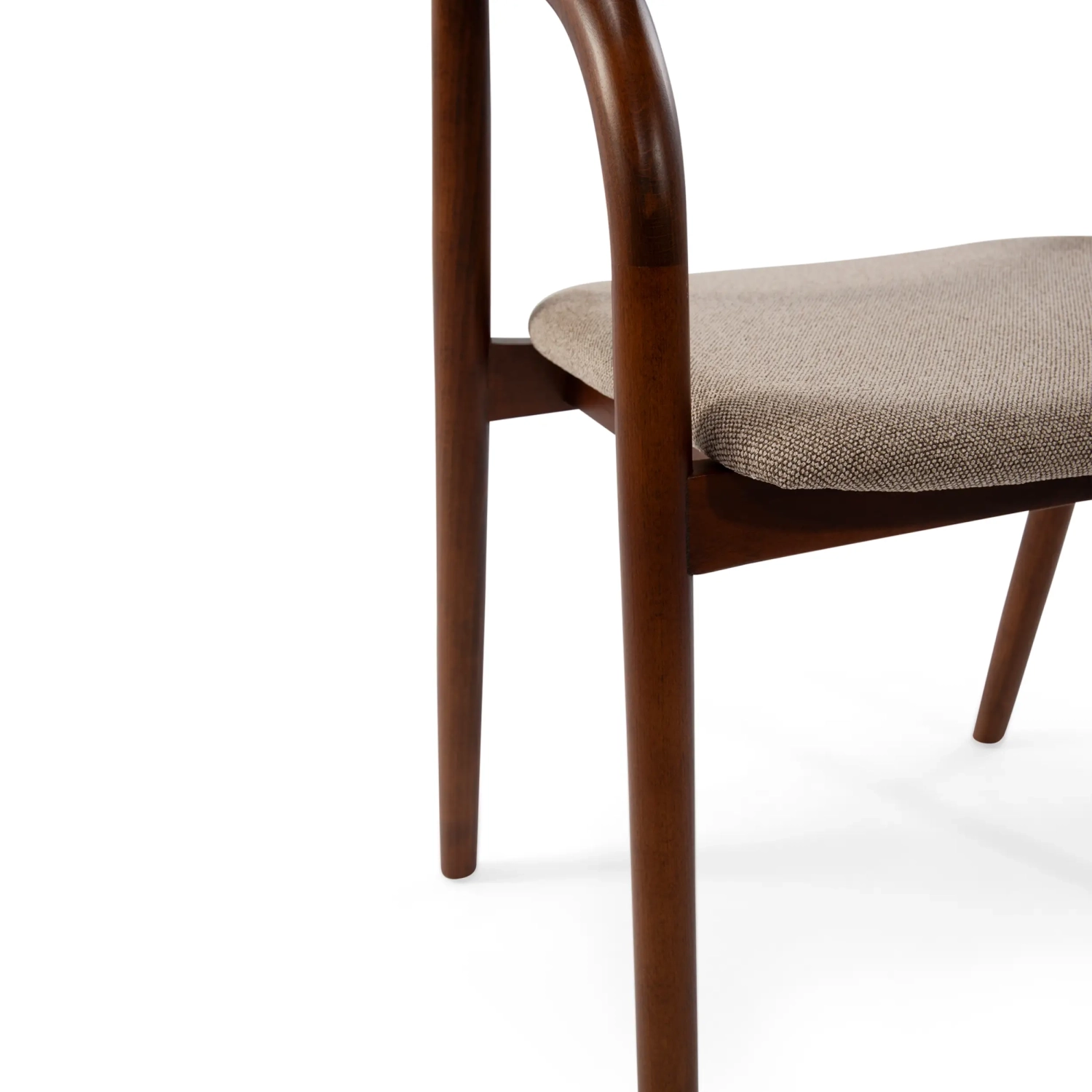 Warsow Nordic Chaise de salle à manger en bois naturel | Design élégant et confortable