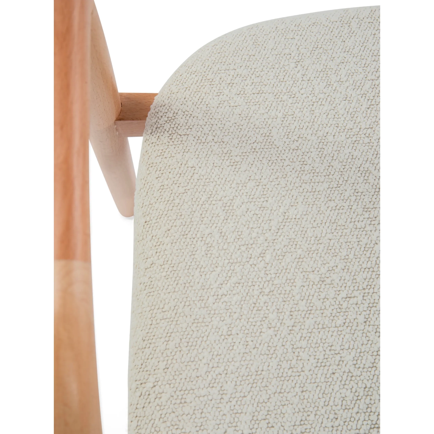 Warsow Nordic Sedia da pranzo in legno naturale | Design elegante e confortevole