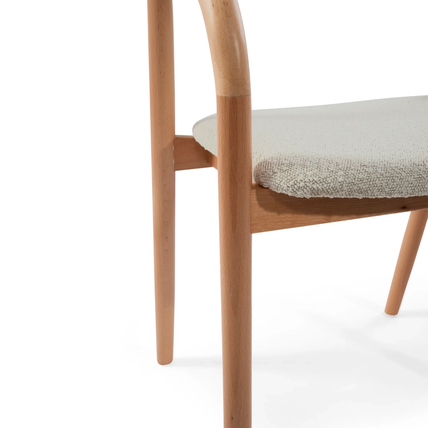 Warsow Nordic Esszimmerstuhl aus Naturholz | Elegantes & komfortables Design