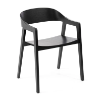 Nordic Oak Oak Chair with Arms Soho | Scandinavian Minimalist Design