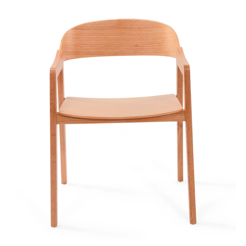 Stuhl aus nordischer Eiche mit Armlehnen Soho | Skandinavisches Minimalistisches Design