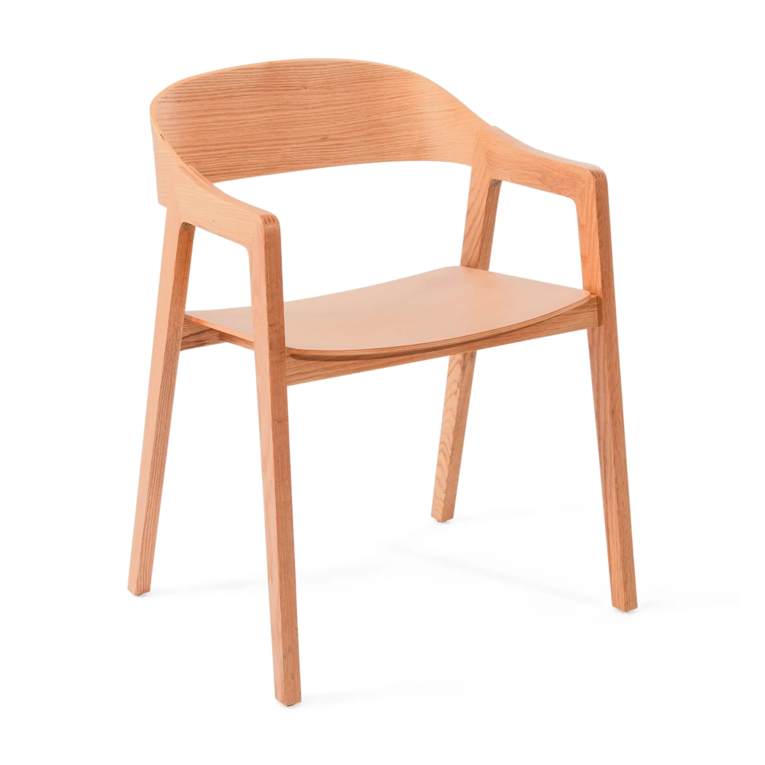 Severská dubová židle s područkami Soho | Skandinávský minimalistický design