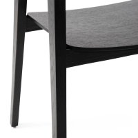 Stuhl aus nordischer Eiche mit Armlehnen Soho | Skandinavisches Minimalistisches Design