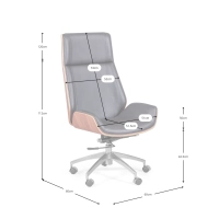 Severská kancelářská židle - Kožené kancelářské židle - Designový nábytek