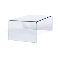 Mesa de centro Coffee Ice | Cristal templado transparente 12 mm