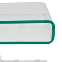 Mesa Winter Side | Mesa auxiliar y de centro en cristal templado