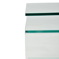 Winter Side Table | Table d'appoint et table basse en verre trempé