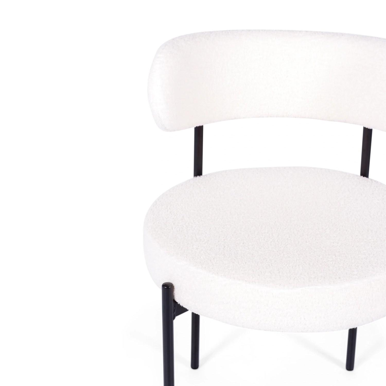 Chaise Lenin recouverte de velours - design élégant et moderne 🪑