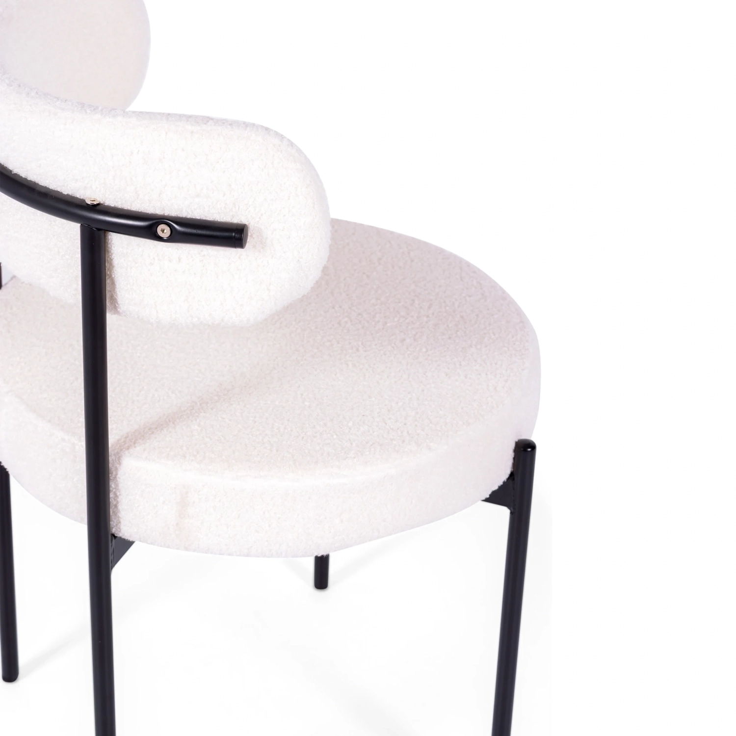 Chaise Lenin recouverte de velours - design élégant et moderne 🪑