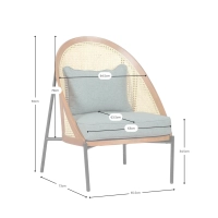Cadeira Robin em rotim natural - Cadeiras de rotim - Mueble Design