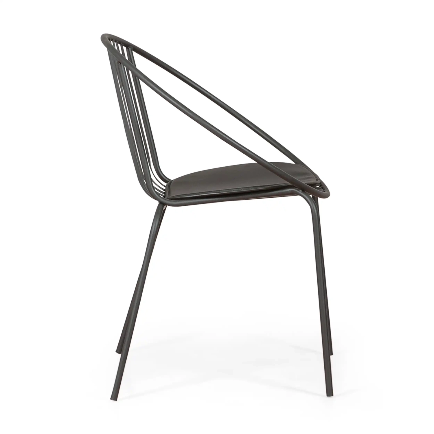 Sedia in metallo Bali - Robusta e moderna per uso interno ed esterno - - Bali Mobilie Design