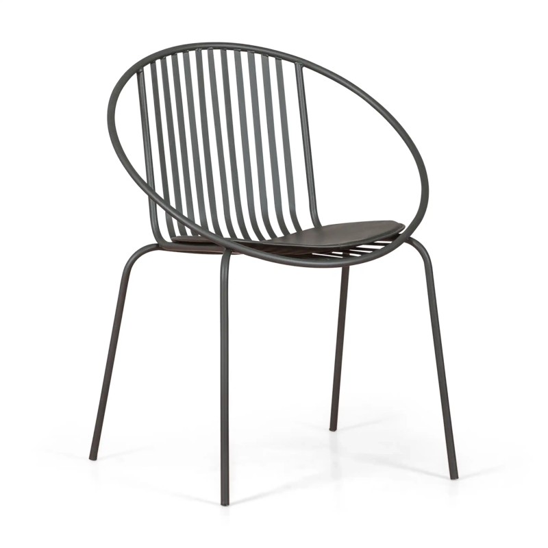 Silla Metálica Bali - Resistente y moderna para exterior e interior - Mueble Design