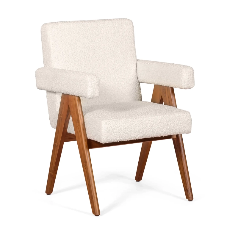 Chair Compass - Vintage Retro Design in Teak Wood - Mobelarium