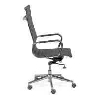 Toimistotuoli korkealla selkänojalla | Ergonomia ja moderni muotoilu keinonahkaa