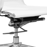 Bureaustoel met hoge rugleuning | Ergonomie en modern ontwerp in kunstleer