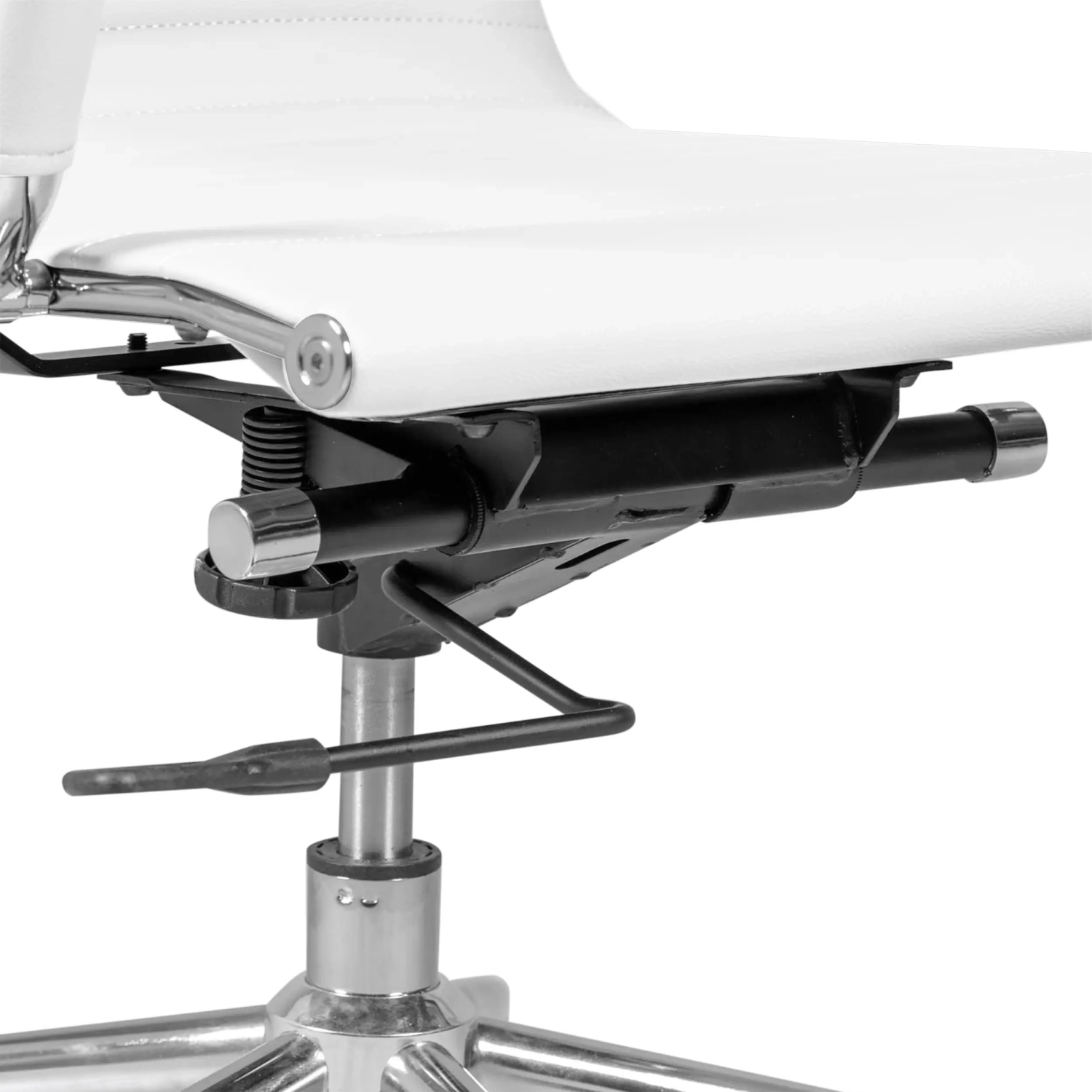 Bureaustoel met hoge rugleuning | Ergonomie en modern ontwerp in kunstleer