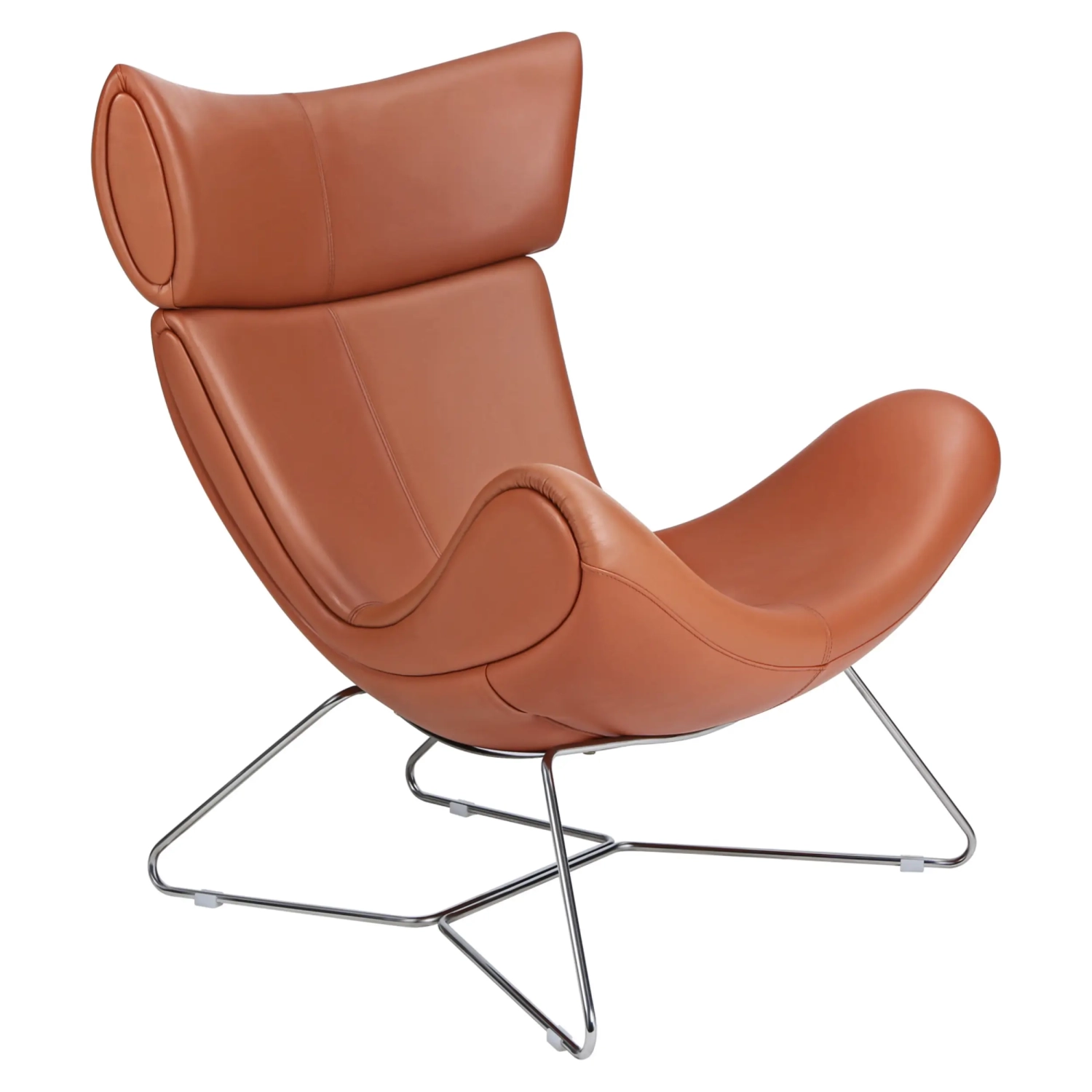 Emola Židle v italské kůži : Moderní křeslo v prvotřídním designu