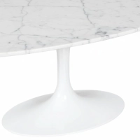 Inspiration Tulip Designer Couchtisch aus Carrara Marmor- Mobelarium