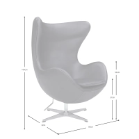 Inspirace z křesla Egg - prémiové moderní křeslo - designový nábytek