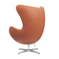 Ispirazione di Egg Chair di Pelle - Poltrona da Disegno Premium - Mobilie Design