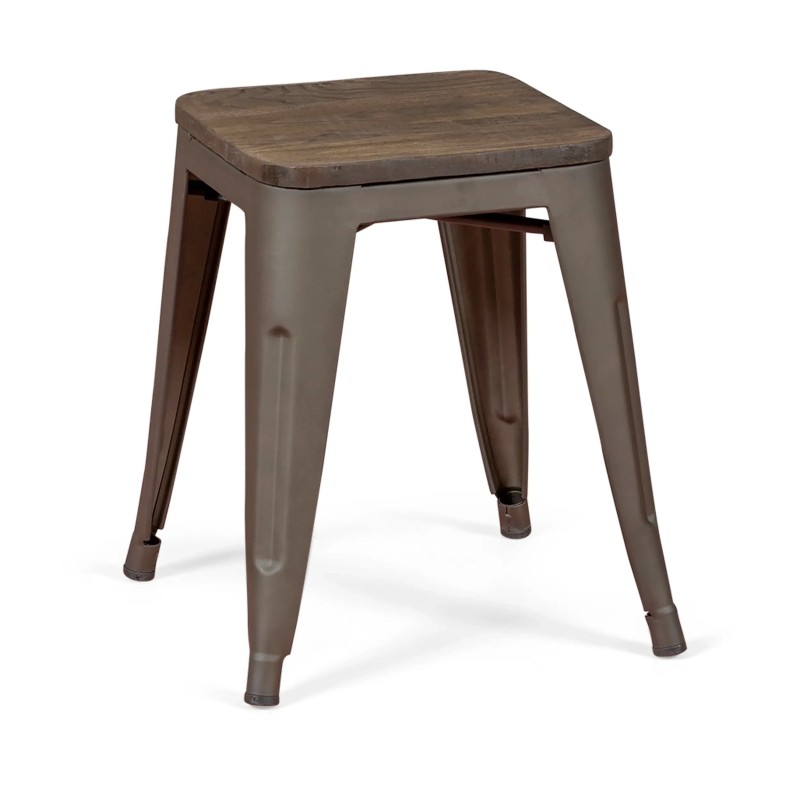 Sgabello Bistro Wood Antique 45cm