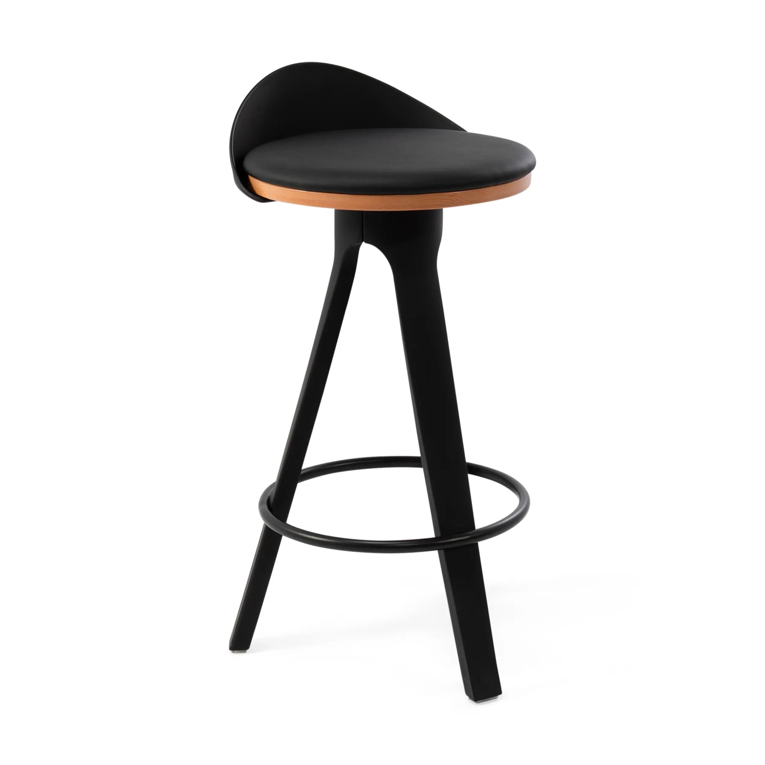 Barstol Deco design med sits i bok och konstläder