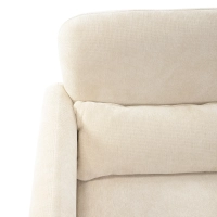 Cadeirão estofado minimalista Bristol estofado em espuma de alta densidade